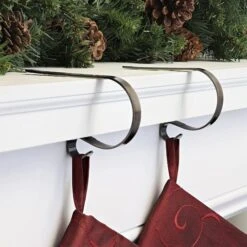 Original MantleClip® Oil-Rubbed Bronze Stocking Holders, 2ct. -Michaels Shop D349570S 2
