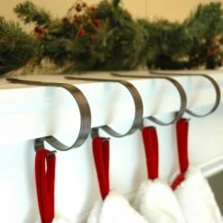 Original MantleClip® Oil-Rubbed Bronze Stocking Holders, 4ct. -Michaels Shop D349589S 2
