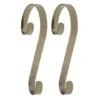 Haute Decor Stocking Scroll® Holly Embossed Antique Brass Stocking Holders, 2ct. 1 Haute Decor Stocking Scroll® Holly Embossed Antique Brass Stocking Holders, 2ct. -Michaels Shop D349631S 1