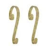 Haute Decor Stocking Scroll® Gold Foil Stocking Holders, 2ct. 1 Haute Decor Stocking Scroll® Gold Foil Stocking Holders, 2ct. -Michaels Shop D349638S 1