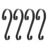 Haute Decor Stocking Scroll® Matte Black Stocking Holders, 4ct. -Michaels Shop D349652S 1