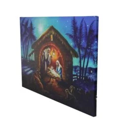 Northlight LED Fiber Optic Lighted Nativity Scene Christmas Wall Art -Michaels Shop D361889S 2