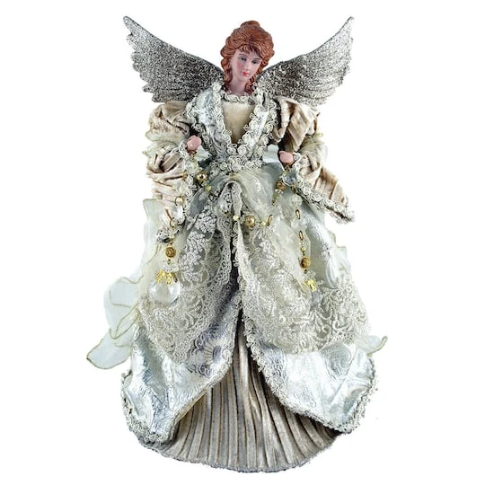 Santa's Workshop 16" Gilded Angel Tree Topper 2 Santa's Workshop 16" Gilded Angel Tree Topper