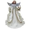 Santa's Workshop 16" Silver & White Elegance Angel Tree Topper -Michaels Shop D362296S 1