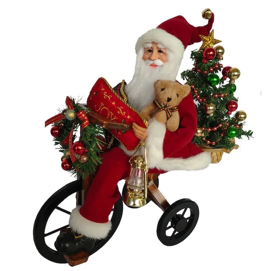 Santa's Workshop 19" Cycling Santa 3 Santa's Workshop 19" Cycling Santa
