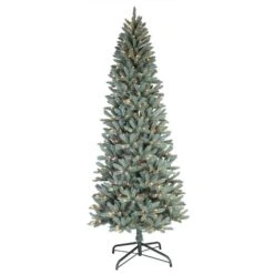 9ft. Pre-Lit Blue Spruce Slim Artificial Christmas Tree -Michaels Shop D362677S 1 1