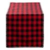 DII® 72" Christmas Buffalo Check With Embroidery Table Runner 2 DII® 72" Christmas Buffalo Check With Embroidery Table Runner -Michaels Shop D363770S 1