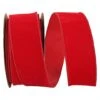 JAM Paper 2.5" X 25yd. Velvet Wired Heavy Commercial Ribbon Hot Red 1 JAM Paper 2.5" X 25yd. Velvet Wired Heavy Commercial Ribbon Hot Red -Michaels Shop D376814S 1