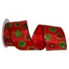JAM Paper 2.5" X 10yd. Glitz Wired Red Bullseye Dots Ribbon -Michaels Shop D376934S 1
