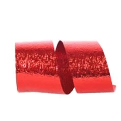 JAM Paper 1.875" X 25yd. Metallic Cracked Ice Ribbon Red -Michaels Shop D377805S 1 1
