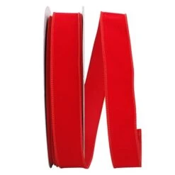 Reliant 1/2" X 50yd. Velvet Wired Ribbon Red -Michaels Shop D378315S 1 1
