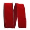 JAM Paper 2.5" X 50yd. Velvet Wired Value Ribbon Scarlet 1 JAM Paper 2.5" X 50yd. Velvet Wired Value Ribbon Scarlet -Michaels Shop D378330S 1