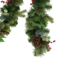 9ft. Pinecones & Red Berries Garland -Michaels Shop D393383S 2