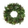 24" Pine, Cones & Red Berries Wreath -Michaels Shop D393384S 1