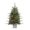 3ft. Pre-LIt Artificial Christmas Tree In Planter, Clear Lights -Michaels Shop D393387S 1