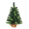 2ft. Pre-Lit Artificial Christmas Tree In Gold Fabric Base, Warm White LED Lights -Michaels Shop D393407S 1