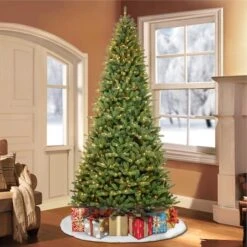 12ft. Pre-Lit Berkshire Fir Artificial Christmas Tree, Clear Lights -Michaels Shop D393424S 4