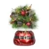2.5ft. Pre-Lit Decorated Artificial Christmas Bush In Santa Bag Planter 1 2.5ft. Pre-Lit Decorated Artificial Christmas Bush In Santa Bag Planter -Michaels Shop D393437S 1