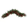 3ft. Pines, Red Berries & Pinecones Christmas Garland -Michaels Shop D478776S 1