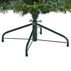 4ft. Pre-Lit Snowed Tipped Clermont Mixed Pine Artificial Christmas Tree, Clear Lights -Michaels Shop D478793S 6