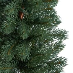 3ft. Pre-Lit Green Pine Artificial Christmas Tree With Burlap Base, Warm White Lights -Michaels Shop D478806S 5