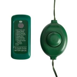 4ft. Pre-Lit Glittered Artificial Christmas Plant On Pedestal, Multicolor LED Lights -Michaels Shop D478834S 6