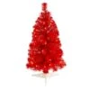 2ft. Pre-Lit Red Artificial Christmas Tree, Warm White LED Lights -Michaels Shop D478850S 1