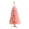 3ft. Pre-Lit Pink Artificial Christmas Tree, Warm White LED Lights -Michaels Shop D478853S 1