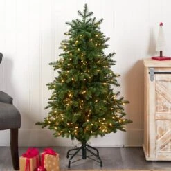 4ft. Pre-Lit South Carolina Fir Artificial Christmas Tree, Clear Lights -Michaels Shop D478893S 7