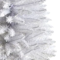 3ft. Pre-Lit White Artificial Christmas Tree, Warm White LED Lights -Michaels Shop D478905S 5