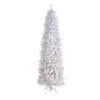 8ft. Pre-Lit White Artificial Christmas Tree, Warm White LED Lights 1 8ft. Pre-Lit White Artificial Christmas Tree, Warm White LED Lights -Michaels Shop D478910S 1