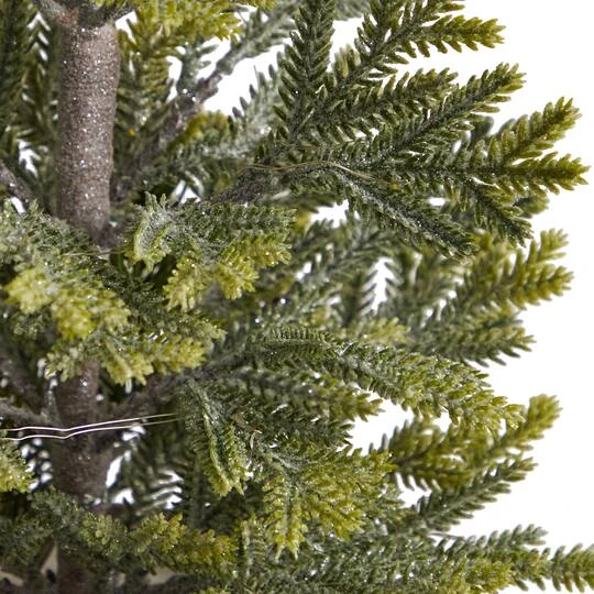 2ft. Pre-Lit Pine Artificial Christmas Tree In Rustic Metal Planter, Warm White Lights 8 2ft. Pre-Lit Pine Artificial Christmas Tree In Rustic Metal Planter, Warm White Lights - Image 6
