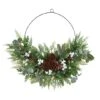 28" Christmas Pine, Eucalyptus & Berries Metal Circlet Wreath -Michaels Shop D478983S 1