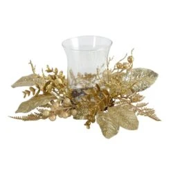 10" Golden Artificial Christmas Candelabrum -Michaels Shop D479052S 3