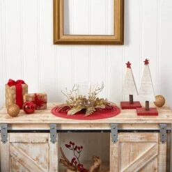 10" Golden Artificial Christmas Candelabrum -Michaels Shop D479052S 5