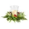 8" Cedar & Berries Artificial Christmas Candelabrum -Michaels Shop D479054S 1