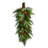 30" Cedar & Berry Christmas Teardrop Swag -Michaels Shop D479057S 1
