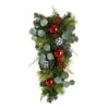 26" Christmas Greenery Ornament Teardrop Swag -Michaels Shop D479058S 1
