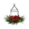 14" Christmas Poinsettia, Berry & Pinecone Metal Candle Holder Artificial Table Arrangement 1 14" Christmas Poinsettia, Berry & Pinecone Metal Candle Holder Artificial Table Arrangement -Michaels Shop D479077S 1