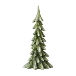 Glitzhome® 14.75" Green Christmas Tree Table Décor -Michaels Shop D479434S 4