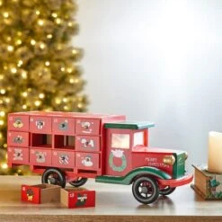 Glitzhome® 14.5" Christmas Truck Countdown Décor -Michaels Shop D479444S 3