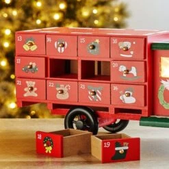 Glitzhome® 14.5" Christmas Truck Countdown Décor -Michaels Shop D479444S 4
