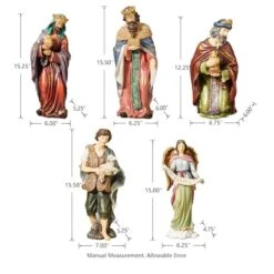 Glitzhome® 16" Oversized Nativity Figurine Set -Michaels Shop D479480S 5