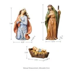Glitzhome® 10" Nativity Figurine Set -Michaels Shop D479482S 6