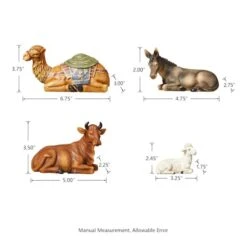 Glitzhome® 10" Nativity Figurine Set -Michaels Shop D479482S 7