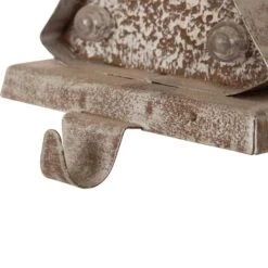 Glitzhome® 8" Marquee LED Christmas Tree & Star Wooden & Metal Stocking Holder Set -Michaels Shop D479484S 7