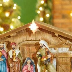 Glitzhome® 9" Nativity Décor 16 Glitzhome® 9" Nativity Décor -Michaels Shop D479485S 5