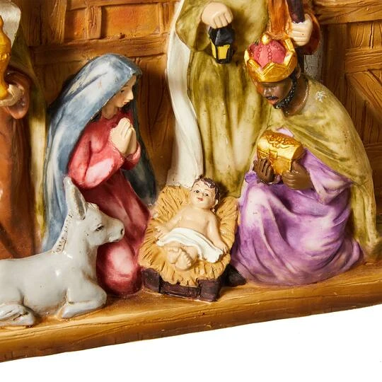 Glitzhome® 9" Nativity Décor 11 Glitzhome® 9" Nativity Décor - Image 9
