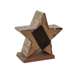 Glitzhome® 8" Marquee LED Star Wooden & Metal Stocking Holder Set -Michaels Shop D479504S 8