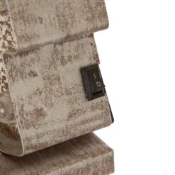 Glitzhome® 8" Marquee LED Wooden & Metal Christmas Tree Stocking Holder Set -Michaels Shop D479507S 8